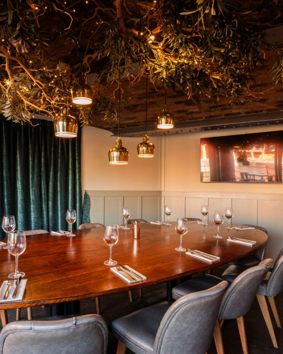 The Private Dining Room at Gusto Italian Liverpool